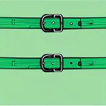 green fabric belt image